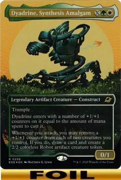 Dyadrine, Synthesis Amalgam - FOIL BORDERLESS #298 - Edge of Eternities MTG - Image 1