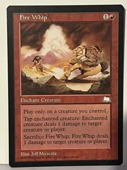 Fire Whip Weatherlight NM MTG Magic Fast Shipping - Image 1