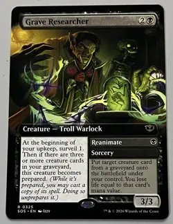 MTG Secrets of Strixhaven Grave Researcher Reanimate Creature RARE REGULAR 0325 - Image 1
