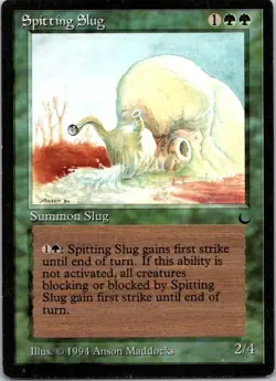 Lot of 2 MTG Magic The Gathering Spitting Slug The Dark See Scans - Image 3