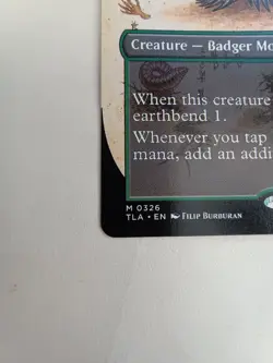 Badgermole Cub Borderless MTG Avatar The Last Airbender Mythic NM - Image 5