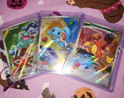 Pokemon First Partner Illustration Collection Series 1 Kanto Gen 1 Starters Set - Image 1
