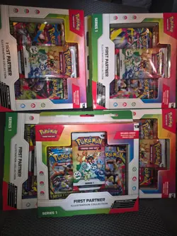 Pokemon TCG First Partner Illustration Collection Series 1 New Sealed - Image 1