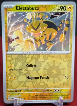 Pokemon Electabuzz #046/142 English Stellar Crown Reverse Holo - Image 1