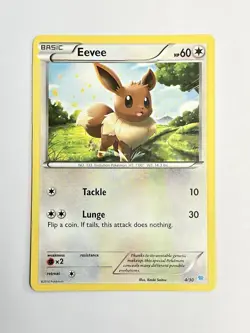 Pokemon TCG Eevee XY Trainer Kit: Pikachu Libre & Suicune 4/30 VLP - Image 1