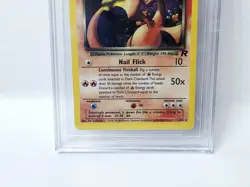 POKEMON ROCKET UNLIMITED DARK CHARIZARD #4 HOLO BGS 8 NICE!!!!!! - Image 4