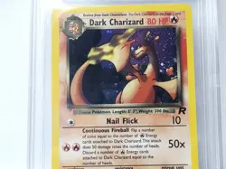 POKEMON ROCKET UNLIMITED DARK CHARIZARD #4 HOLO BGS 8 NICE!!!!!! - Image 5