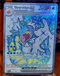 Gyarados ex 225/198 Scarlet & Violet (SV1) NM+ Full Art Ultra Rare Pokemon Card - Image 1