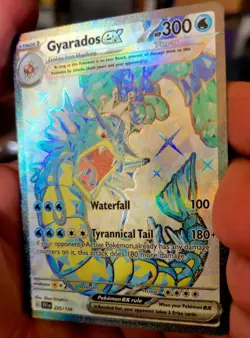 Gyarados ex 225/198 Scarlet & Violet (SV1) NM+ Full Art Ultra Rare Pokemon Card - Image 2