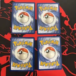 Pokemon Scarlet & Violet 151 Playset Energy Sticker Reverse Holo 159/165 x4 Nm - Image 2