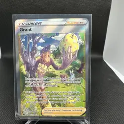 Grant GG62/GG70 Full Art Trainer Crown Zenith Galarian Gallery Pokemon NM - Image 1