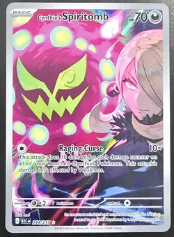 Pokemon TCG Cynthia’s Spiritomb 244/217 Full Art Holo Ascended Heroes English - Image 1