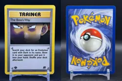 The Boss's Way 73/82 Uncommon 1st edition Team Rocket Pokemon NM - Image 3