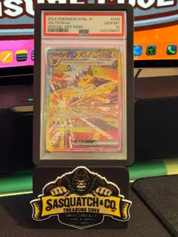 Pokemon TCG PSA 10 Jolteon ex 209/187 SAR Terastal Fest - Image 1