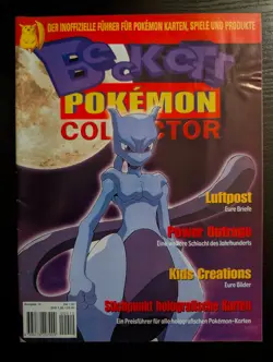 Beckett Pokemon Collector Ausgabe 10 Holografische Karten Mewtwo Deutsch - Image 1