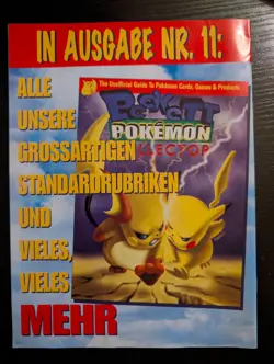 Beckett Pokemon Collector Ausgabe 10 Holografische Karten Mewtwo Deutsch - Image 2