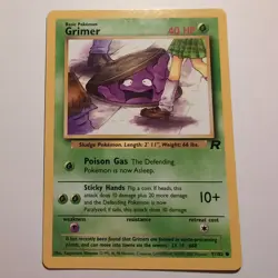 Grimer - Pokemon TCG Karte - Team Rocket - 57/82 - 2000 - English - Image 1