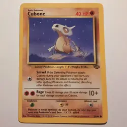Cubone - Pokemon TCG Karte - Jungle - 50/64 - 1999 - English - Image 1