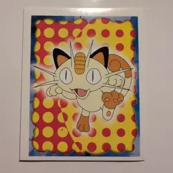 Pokemon - Meowth - Topps Merlin Sticker - Series 1 - #52/240 - 1999 - Image 1