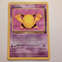 Drowzee - Pokemon TCG Karte - Team Rocket - 54/82 - 2000 - English - Image 1