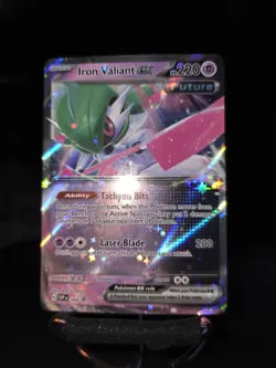 Pokemon Iron Valiant EX SVP068 Black Star Promos Holo Rare Near Mint Condition - Image 1