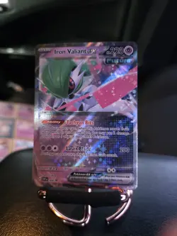 Pokemon Iron Valiant EX SVP068 Black Star Promos Holo Rare Near Mint Condition - Image 2