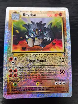 Rhydon 35/110 Legendary Collection Reverse Holo 2002 Pokemon Nintendo - Image 1