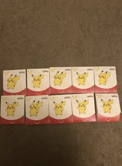 McDonalds Pokemon 25th Anniversary 2021 Promo Sealed Packs In Hand Lot Of 10 ⚡ - Image 1