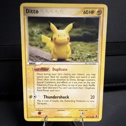 Pokemon Ditto (Pikachu) 063/113 Delta Species Regular Common 60HP 2005 - Image 1