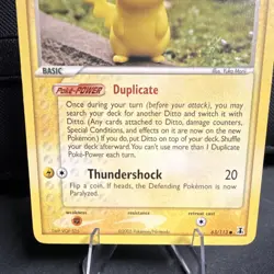 Pokemon Ditto (Pikachu) 063/113 Delta Species Regular Common 60HP 2005 - Image 3