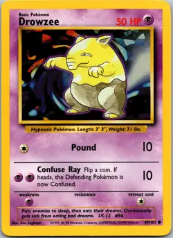 Drowzee 049/102 - Base Set Pokemon TCG NM - Image 1
