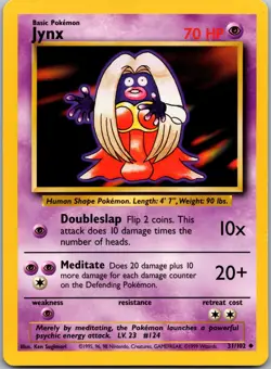 Jynx 031/102 - Base Set Pokemon TCG LP - Image 1