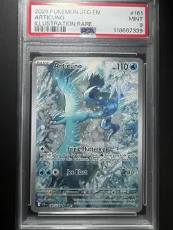 Pokemon TCG Articuno 161/159 Illustration Rare Journey Together PSA 9 Mint - Image 1