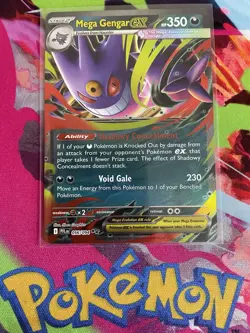 Pokemon TCG Phantasmal Flames 056/094 Mega Gengar EX Holo - Image 1