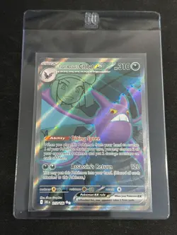2025 Pokemon Destined Rivals Team Rocket's Crobat ex 217/182 Holo - Image 3