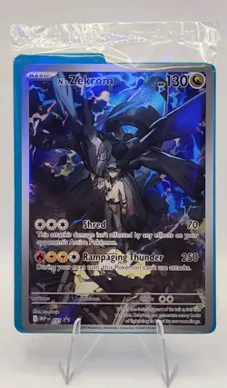 Pokemon TCG Ascended Heroes ETB N’s Zekrom 031 Black Star Promo - SEALED - Image 1