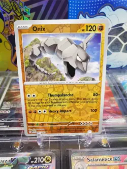 Onix 095/165 Reverse Holo Uncommon Pokemon TCG S&V English 151 - Image 1