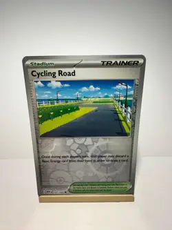 Cycling Road 157/165 Uncommon 151 Pokemon Reverse Holo Near Mint - Image 1