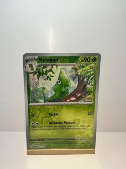 Metapod 011/165 Common 151 Pokemon Reverse Holo Near Mint - Image 1