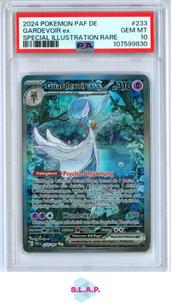 GARDEVOIR EX SPECI4L ILL RARE POKEMON GER PAF DE-PALDEAN FATES 2024 233 PSA 10 - Image 1