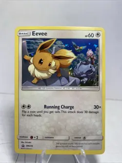 Eevee Pokemon Sun & Moon Black Star Promo #SM235 - Image 1