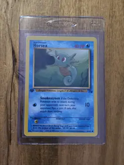 1st Edition Horsea NEAR MINT - 49/62 Fossil Set - 1999 Pokemon TCG WOTC - Image 1