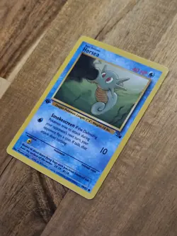 1st Edition Horsea NEAR MINT - 49/62 Fossil Set - 1999 Pokemon TCG WOTC - Image 4