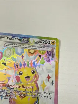 Pokemon TCG Pikachu ex 219/191 SV08 Surging Sparks Ultra Rare Holo English - Image 3