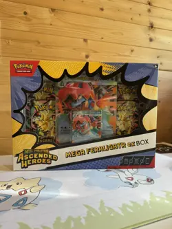 Pokemon TCG: Mega Evolution Ascended Heroes - Mega Feraligatr ex Box - Sealed!!! - Image 1