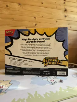 Pokemon TCG: Mega Evolution Ascended Heroes - Mega Feraligatr ex Box - Sealed!!! - Image 3