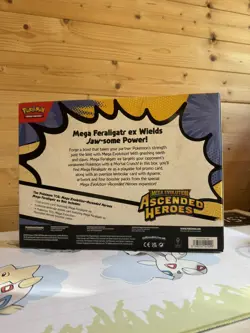 Pokemon TCG: Mega Evolution Ascended Heroes - Mega Feraligatr ex Box - Sealed!!! - Image 4