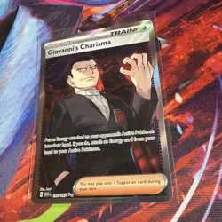 Giovanni's Charisma 197/165 SR Full Art SV Pokemon Tcg 151 Set English - Image 2