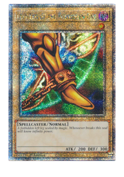 Left Leg of the Forbidden One - MP24-EN003 - Quarter Century Secret Rare YuGiOh - Image 1