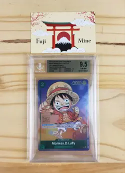 BGS 9.5 - Monkey.D.Luffy P-037 PR Promo Anniversary - One Piece Card Game OP TCG - Image 3